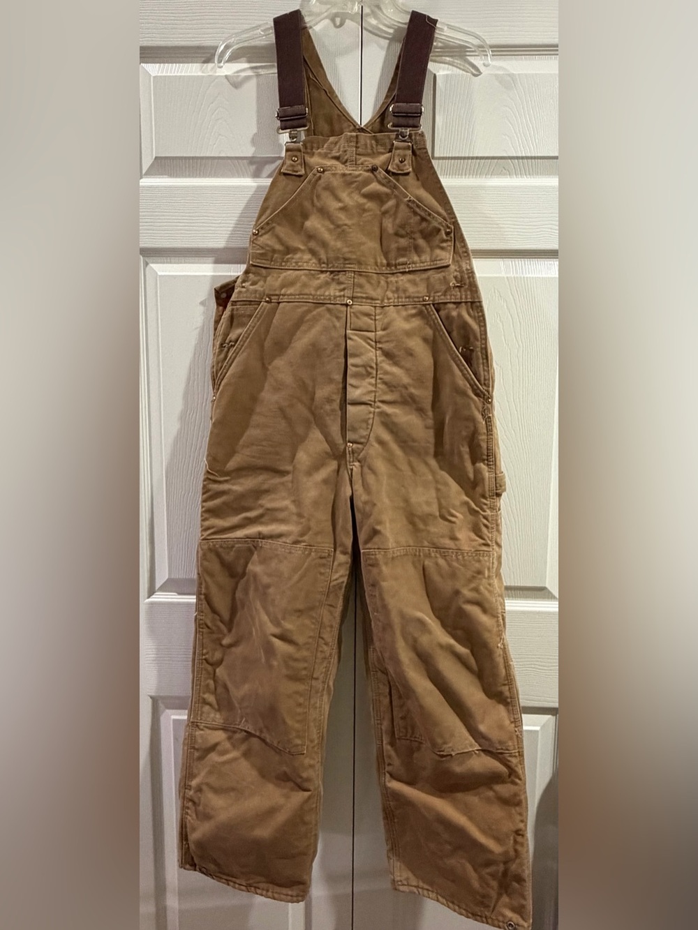 Carhartt Vintage 1970's Overalls Bibs Union Workwear Denim 36x30